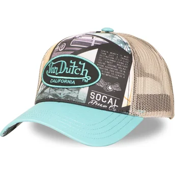 Boné trucker multicolor SUBL13 da Von Dutch