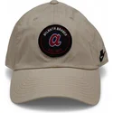 bone-curvo-bege-ajustavel-club-unstructured-organic-cotton-da-atlanta-braves-mlb-da-nike