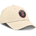 bone-curvo-bege-ajustavel-club-unstructured-organic-cotton-da-boston-red-sox-mlb-da-nike