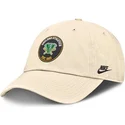 bone-curvo-bege-ajustavel-club-unstructured-organic-cotton-da-oakland-athletics-mlb-da-nike
