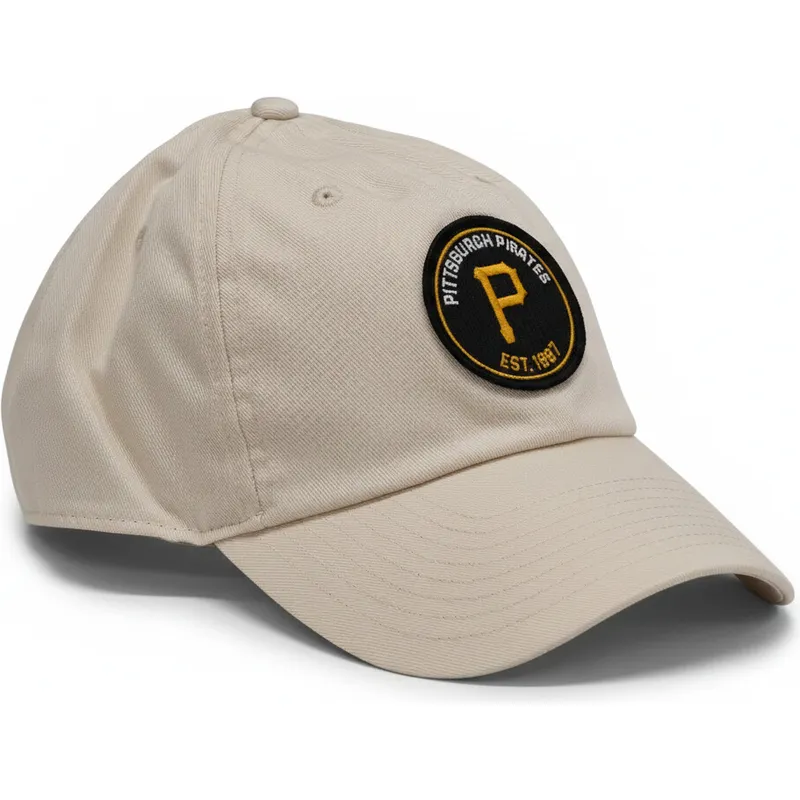 bone-curvo-bege-ajustavel-club-unstructured-organic-cotton-da-pittsburgh-pirates-mlb-da-nike