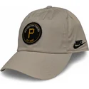 bone-curvo-bege-ajustavel-club-unstructured-organic-cotton-da-pittsburgh-pirates-mlb-da-nike