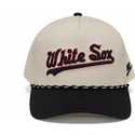 bone-curvo-bege-e-preto-snapback-rise-structured-da-chicago-white-sox-mlb-da-nike