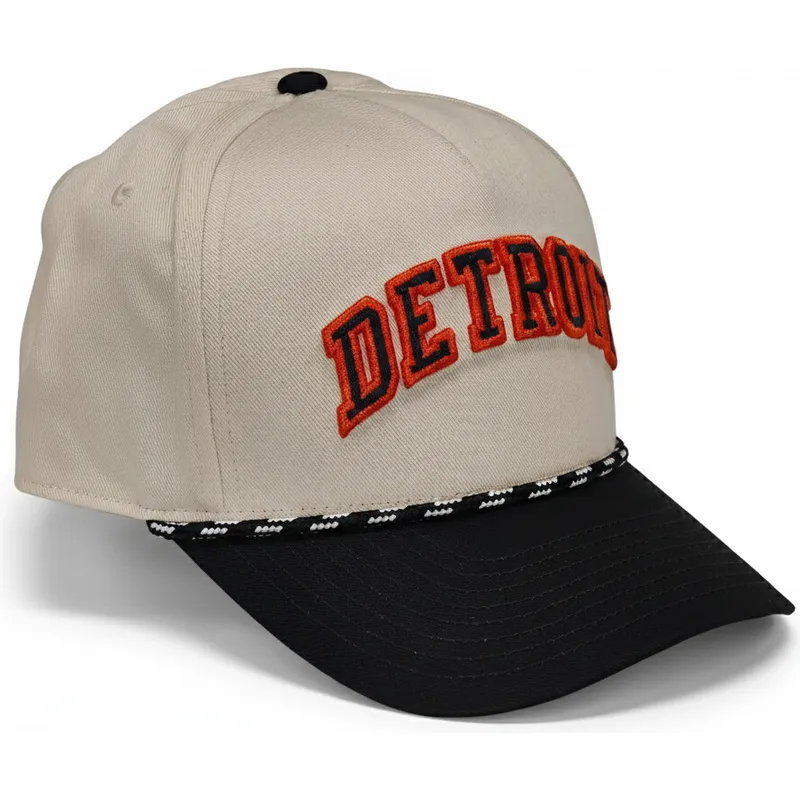 bone-curvo-bege-e-preto-snapback-rise-structured-da-detroit-tigers-mlb-da-nike