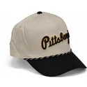bone-curvo-bege-e-preto-snapback-rise-structured-da-pittsburgh-pirates-mlb-da-nike