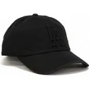 bone-curvo-preto-ajustavel-com-logo-preto-los-angeles-dodgers-ballpark-da-american-needle