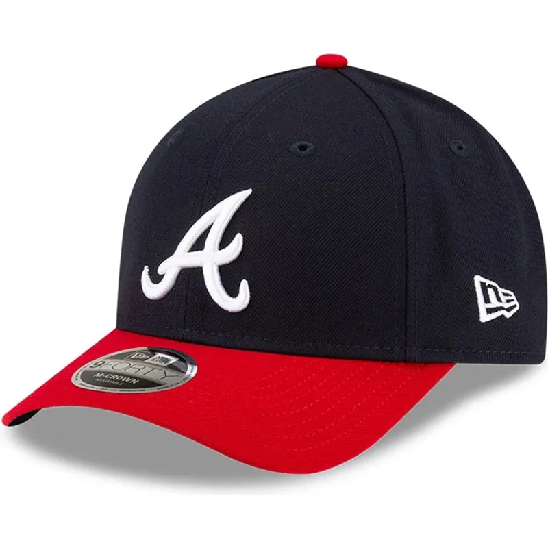 bone-curvo-azul-marinho-e-vermelho-snapback-9forty-m-crown-player-replica-da-atlanta-braves-mlb-da-new-era