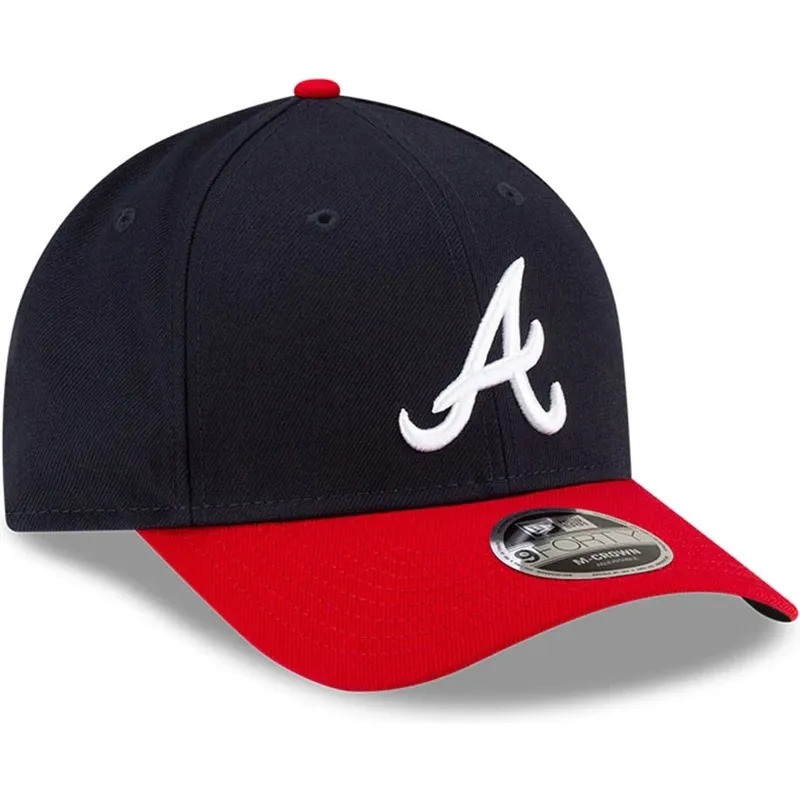 bone-curvo-azul-marinho-e-vermelho-snapback-9forty-m-crown-player-replica-da-atlanta-braves-mlb-da-new-era