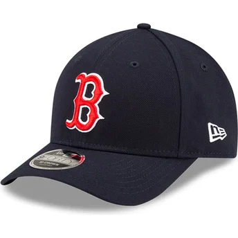 Boné curvo azul marinho snapback 9FORTY M-Crown Player Replica da Boston Red Sox MLB da New Era