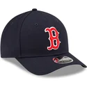 bone-curvo-azul-marinho-snapback-9forty-m-crown-player-replica-da-boston-red-sox-mlb-da-new-era