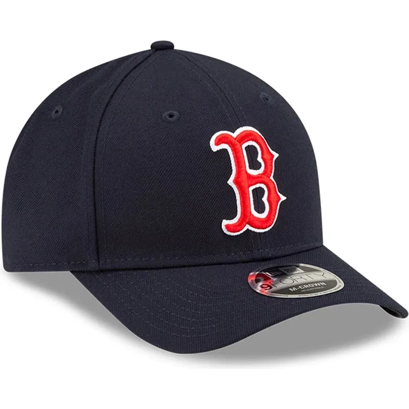 bone-curvo-azul-marinho-snapback-9forty-m-crown-player-replica-da-boston-red-sox-mlb-da-new-era