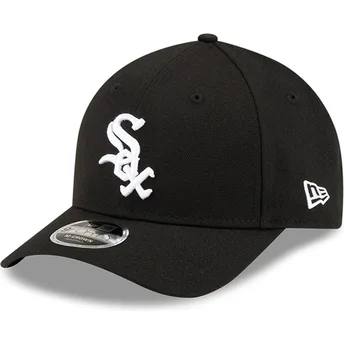 Boné curvo preto snapback 9FORTY M-Crown Player Replica da Chicago White Sox MLB da New Era