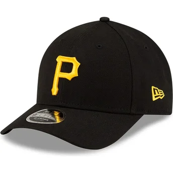 Boné curvo preto snapback 9FORTY M-Crown Player Replica da Pittsburgh Pirates MLB da New Era