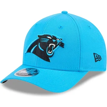 Boné curvo azul snapback 9FORTY M-Crown Team da Carolina Panthers NFL da New Era