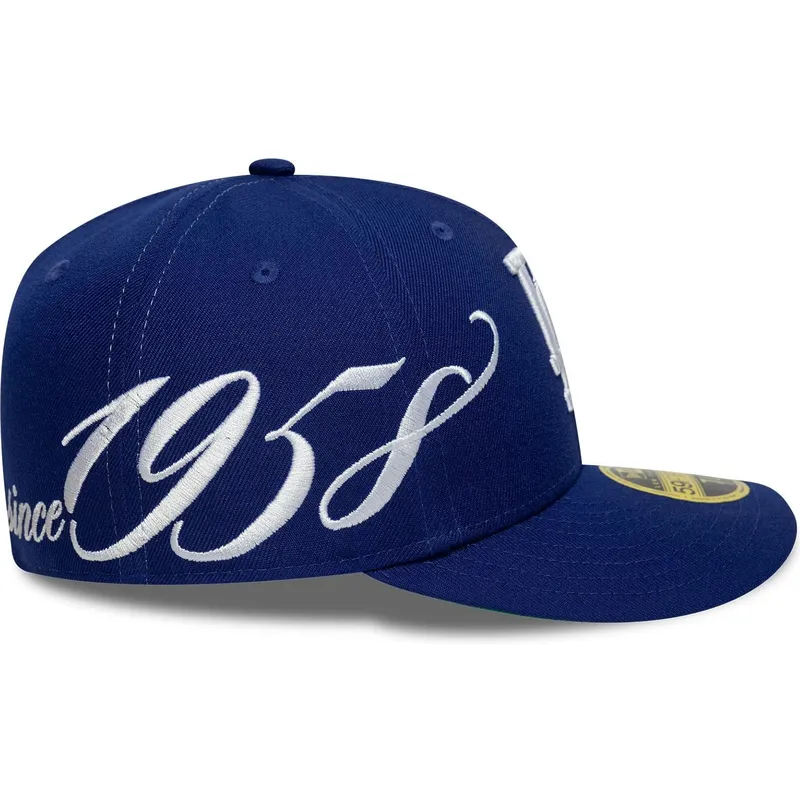 bone-curvo-azul-justo-59fifty-low-profile-precurved-est-script-da-los-angeles-dodgers-mlb-da-new-era