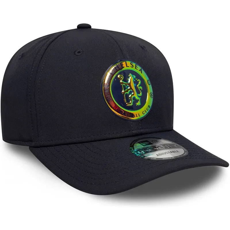 bone-curvo-azul-marinho-snapback-9seventy-stretch-snap-iridiscent-da-chelsea-football-club-premier-league-da-new-era