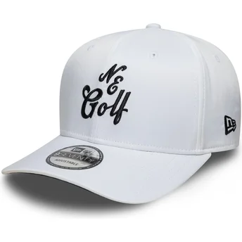 Boné curvo branco snapback 9SEVENTY Stretch Snap Technical Golf da New Era