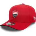bone-curvo-vermelho-snapback-9seventy-stretch-snap-core-da-ducati-motor-motogp-da-new-era