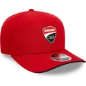 bone-curvo-vermelho-snapback-9seventy-stretch-snap-core-da-ducati-motor-motogp-da-new-era