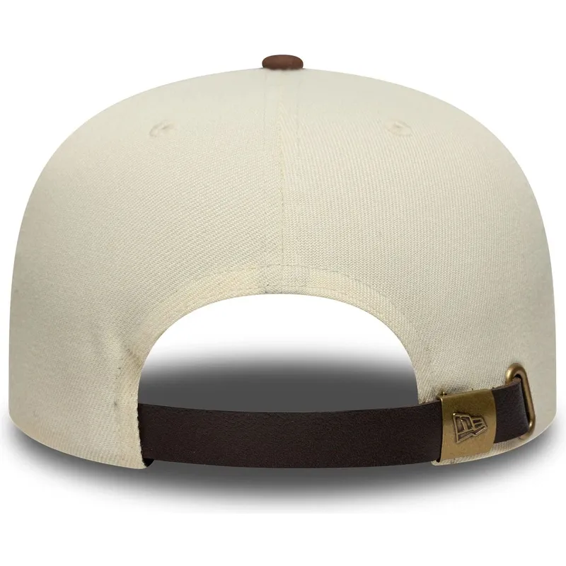 bone-curvo-bege-e-castanho-ajustavel-9fifty-a-frame-suede-visor-da-new-york-yankees-mlb-da-new-era
