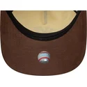 bone-curvo-bege-e-castanho-ajustavel-9fifty-a-frame-suede-visor-da-new-york-yankees-mlb-da-new-era