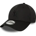 bone-curvo-preto-justo-com-logo-preto-39thirty-stretch-mesh-da-new-york-yankees-mlb-da-new-era