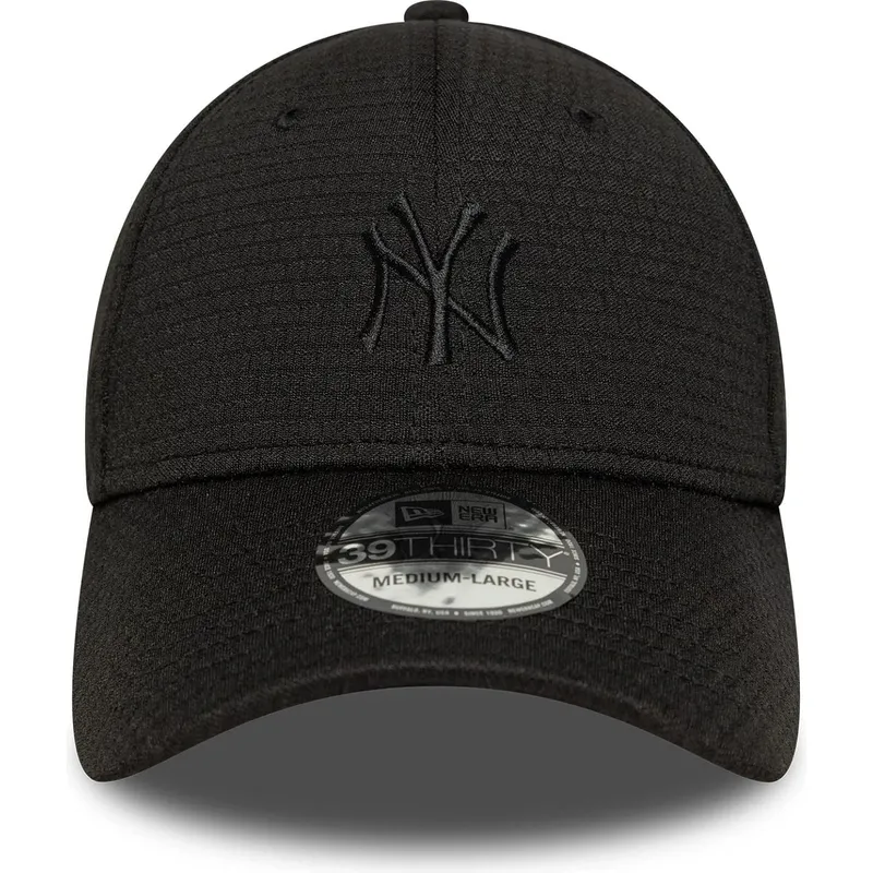 bone-curvo-preto-justo-com-logo-preto-39thirty-stretch-mesh-da-new-york-yankees-mlb-da-new-era