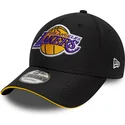 bone-curvo-preto-ajustavel-9forty-microfibre-da-los-angeles-lakers-nba-da-new-era