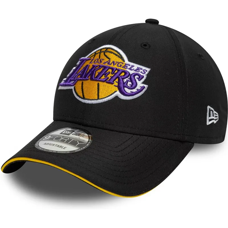 bone-curvo-preto-ajustavel-9forty-microfibre-da-los-angeles-lakers-nba-da-new-era