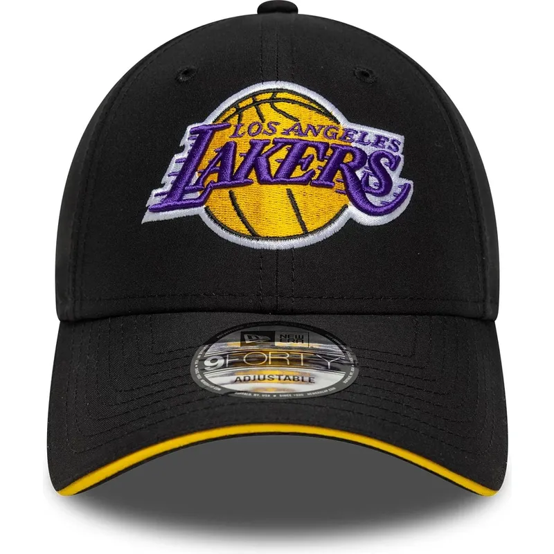 bone-curvo-preto-ajustavel-9forty-microfibre-da-los-angeles-lakers-nba-da-new-era