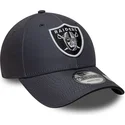 bone-curvo-cinza-ajustavel-9forty-microfibre-da-las-vegas-raiders-nfl-da-new-era