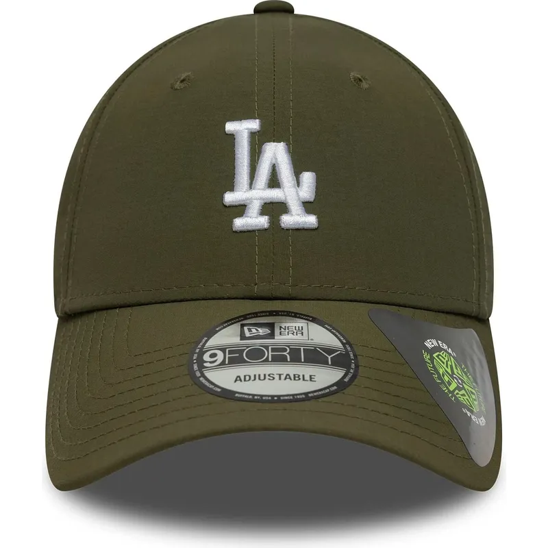bone-curvo-verde-ajustavel-9forty-recycled-midi-da-los-angeles-dodgers-mlb-da-new-era