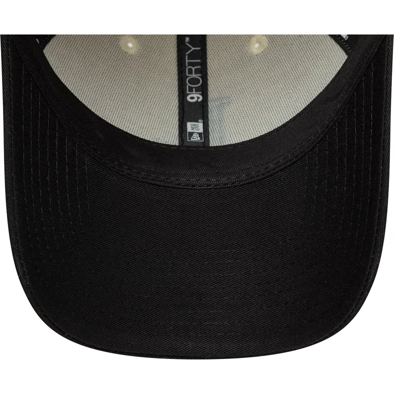 bone-curvo-bege-e-preto-ajustavel-9forty-colour-block-da-los-angeles-dodgers-mlb-da-new-era