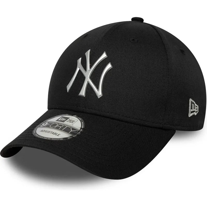 bone-curvo-preto-snapback-9forty-metallic-da-new-york-yankees-mlb-da-new-era