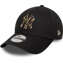 bone-curvo-preto-ajustavel-9forty-camo-infill-da-new-york-yankees-mlb-da-new-era