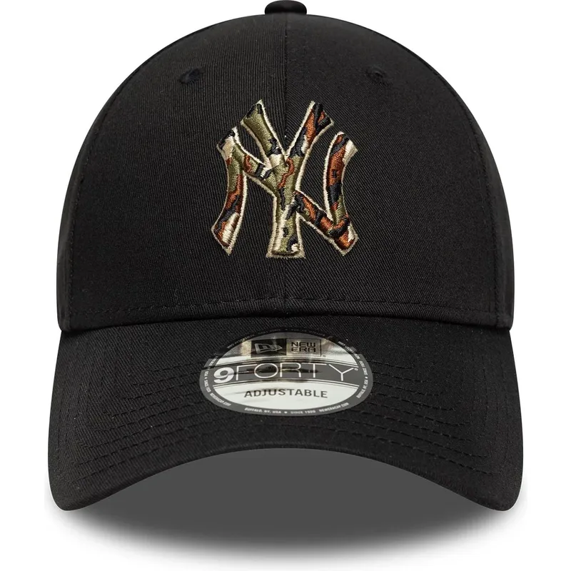 bone-curvo-preto-ajustavel-9forty-camo-infill-da-new-york-yankees-mlb-da-new-era