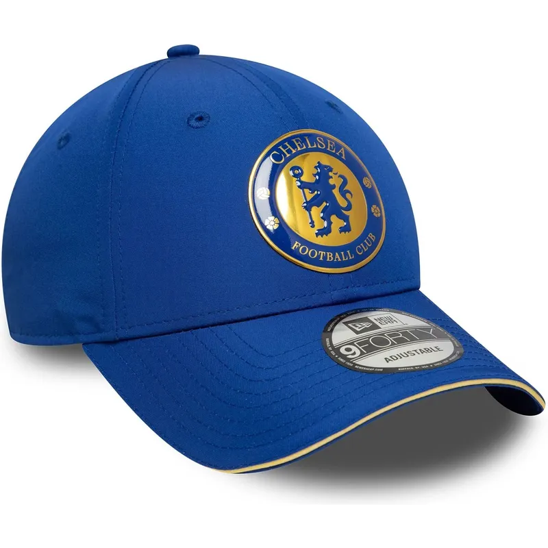 bone-curvo-azul-ajustavel-9forty-retro-da-chelsea-football-club-premier-league-da-new-era