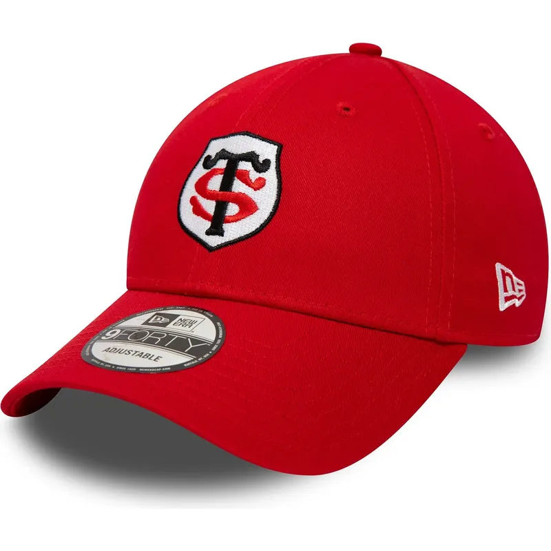 bone-curvo-vermelho-ajustavel-9forty-core-da-stade-toulousain-top-14-da-new-era