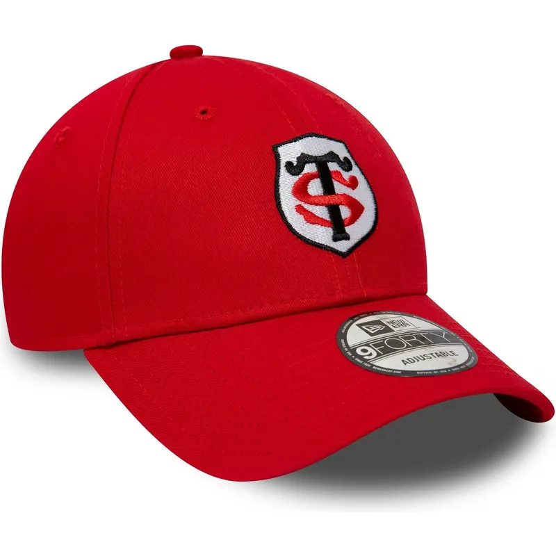 bone-curvo-vermelho-ajustavel-9forty-core-da-stade-toulousain-top-14-da-new-era
