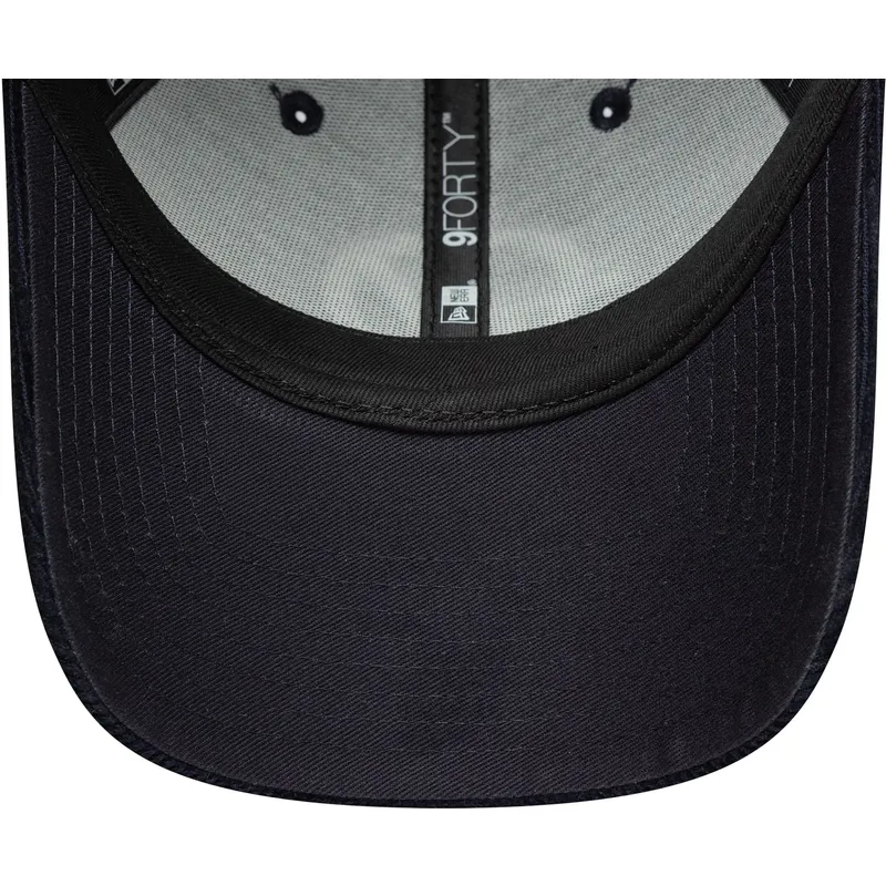 bone-curvo-azul-marinho-ajustavel-9forty-cord-da-haas-f1-team-formula-1-da-new-era