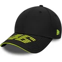 bone-curvo-preto-ajustavel-9forty-recycled-stripe-da-valentino-rossi-vr46-motogp-da-new-era