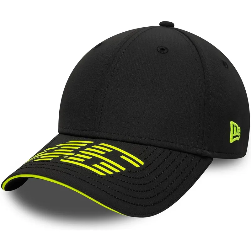 bone-curvo-preto-ajustavel-9forty-recycled-stripe-da-valentino-rossi-vr46-motogp-da-new-era