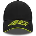 bone-curvo-preto-ajustavel-9forty-recycled-stripe-da-valentino-rossi-vr46-motogp-da-new-era