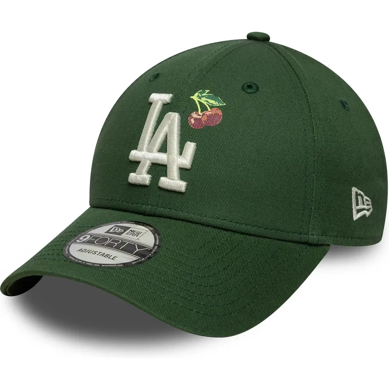 bone-curvo-verde-ajustavel-9forty-fruit-icon-da-los-angeles-dodgers-mlb-da-new-era