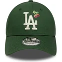 bone-curvo-verde-ajustavel-9forty-fruit-icon-da-los-angeles-dodgers-mlb-da-new-era