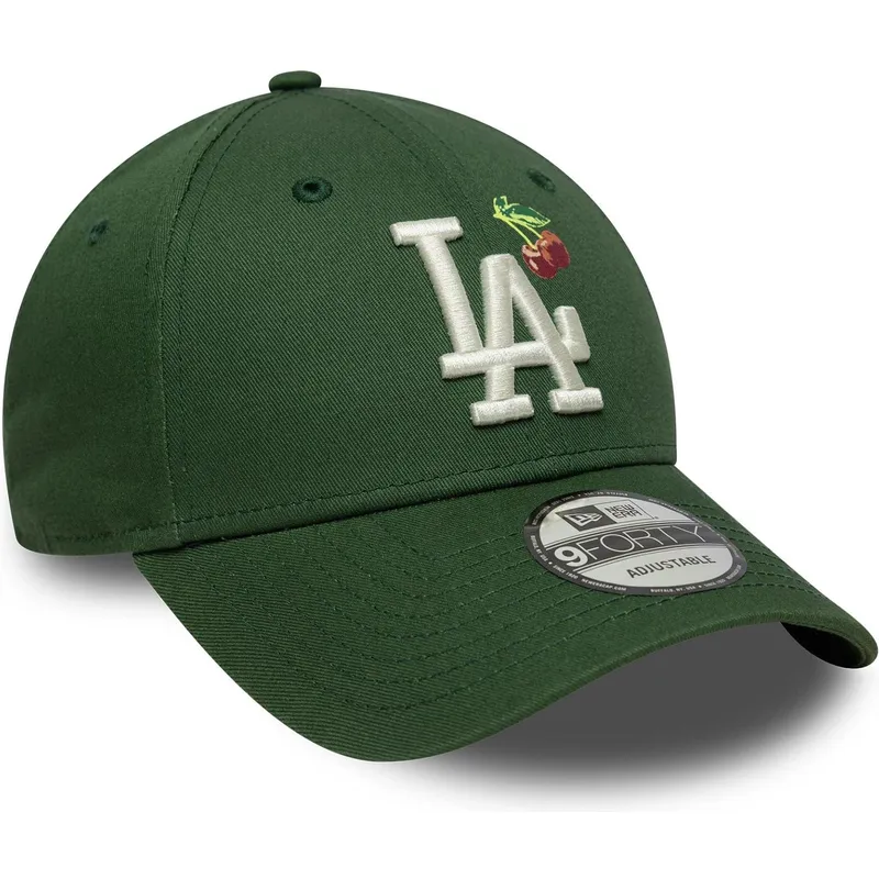 bone-curvo-verde-ajustavel-9forty-fruit-icon-da-los-angeles-dodgers-mlb-da-new-era