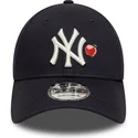 bone-curvo-azul-marinho-ajustavel-9forty-fruit-icon-da-new-york-yankees-mlb-da-new-era