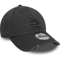 bone-curvo-cinza-ajustavel-com-logo-cinza-9forty-wash-distress-da-los-angeles-dodgers-mlb-da-new-era