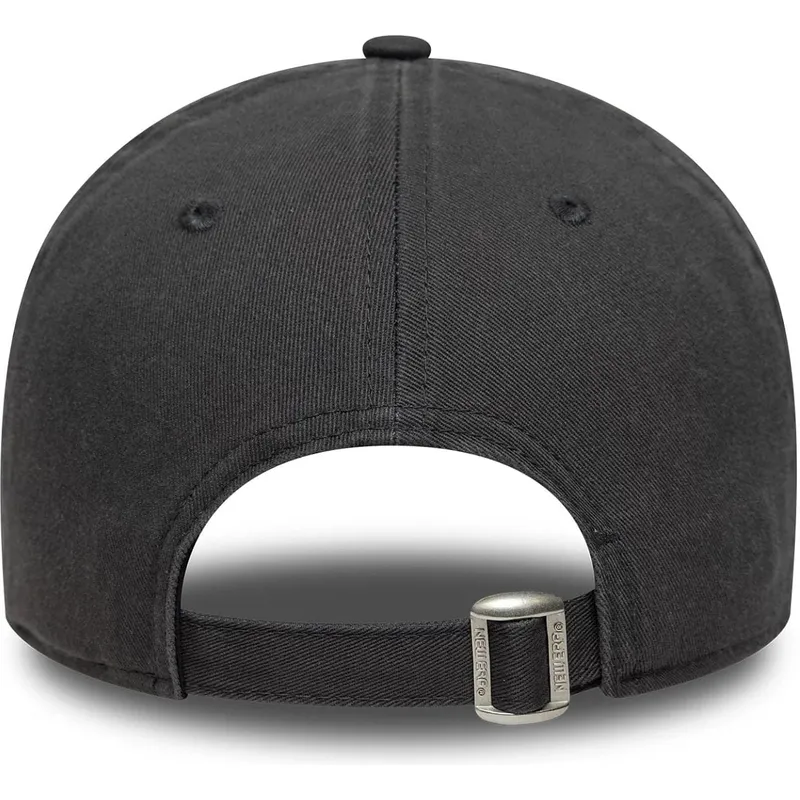 bone-curvo-cinza-ajustavel-com-logo-cinza-9forty-wash-distress-da-los-angeles-dodgers-mlb-da-new-era