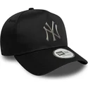 bone-curvo-preto-snapback-9forty-e-frame-metallic-da-new-york-yankees-mlb-da-new-era